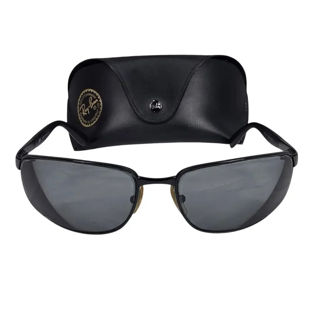 RAY-BAN RB3247 006 BLACK METAL SUNGLASSES 61MM MADE IN ITALY - PRESCRIPTION LENS
